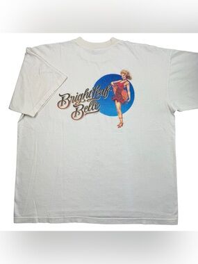 VTG 90s Carolina Gold Bright Leaf Belle Cigarettes Sexy Pin-Up Girl t-shirt XL